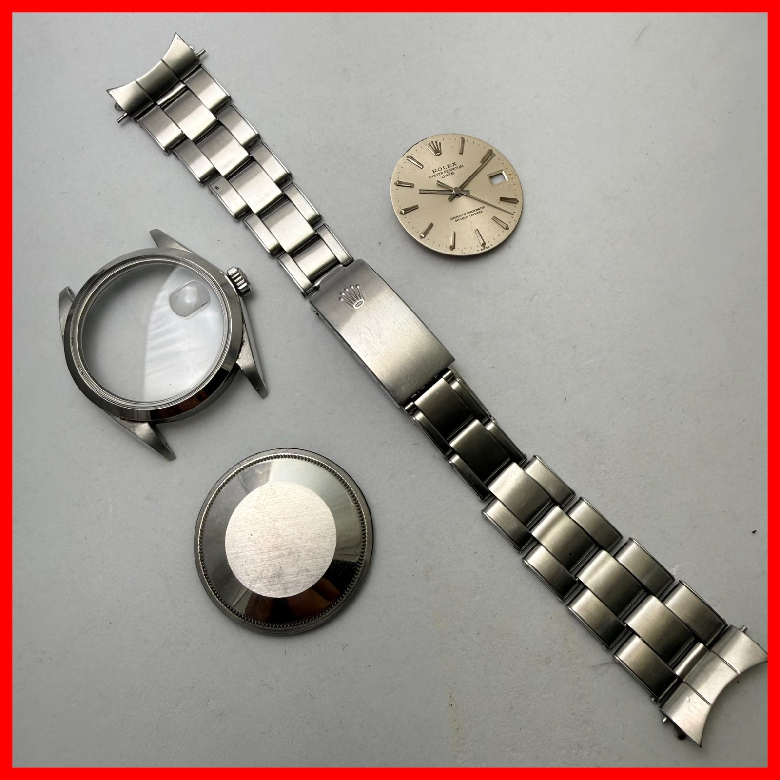VINTAGE ROLEX OYSTER DATE 1500 WHOLE SET ONLY NEED MOVEMENT CAL 1570 #715