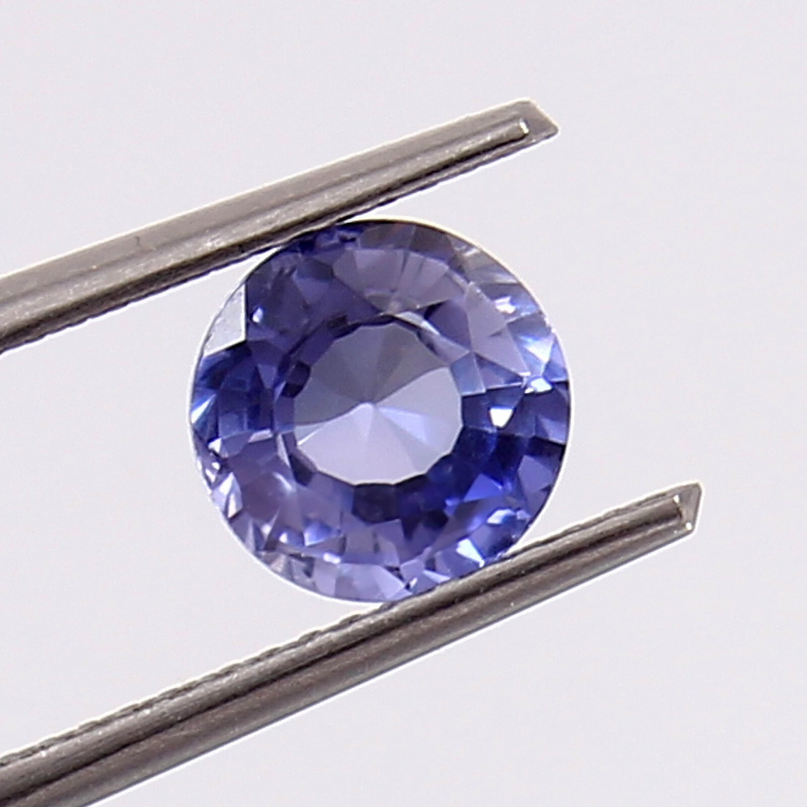 AAA Natural Pastel Blue Montana Yogo Sapphire Loose Round Gemstone Cut 7.60 MM