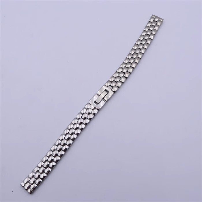 Women’s 6mm 8mm 10mm 12mm 14mm 16mm Metal Bracelet Polished Watch Band Strap