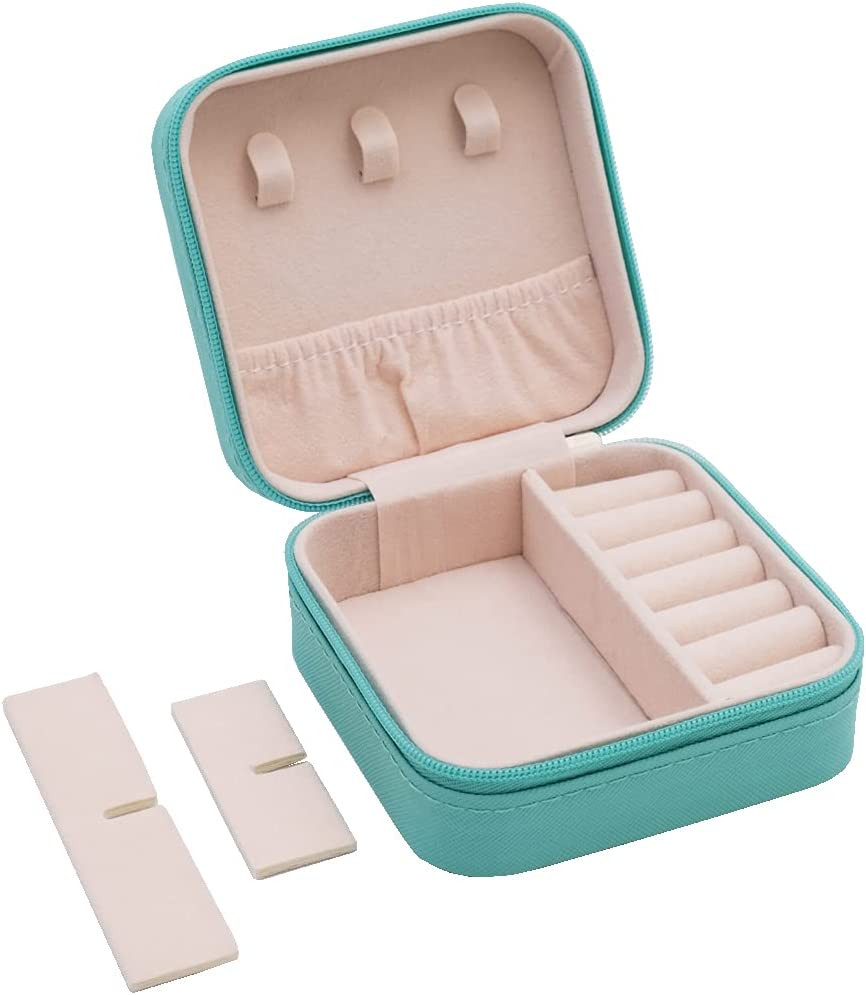 Mini Jewelry Travel Case, Small Portable Jewellry Organizer Box Portable Display