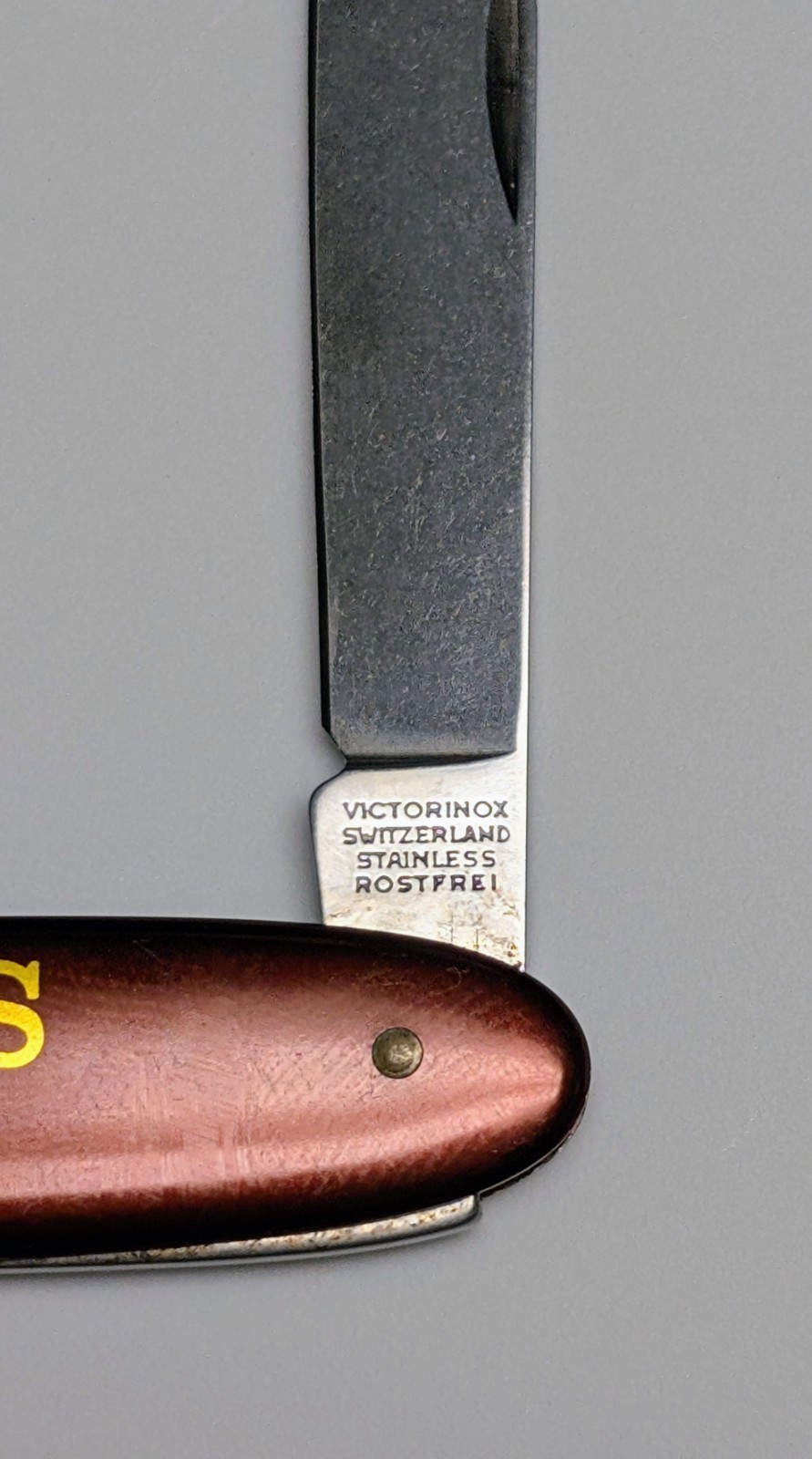 Longines Watch Maker Victorinox Pocket Knife 2 Blades Swiss Stainless Rostfrei