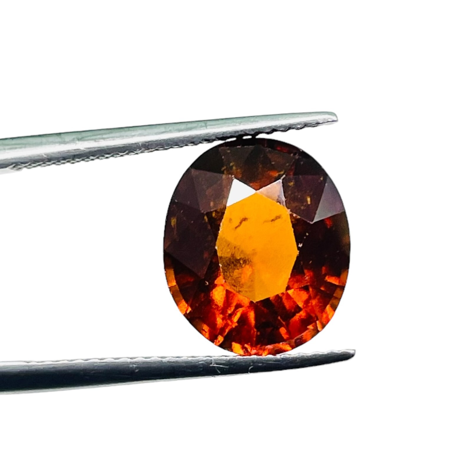 6.45 Cts Certified Natural Hessonite Garnet Ceylon AAA Loose Untreated Gemstone