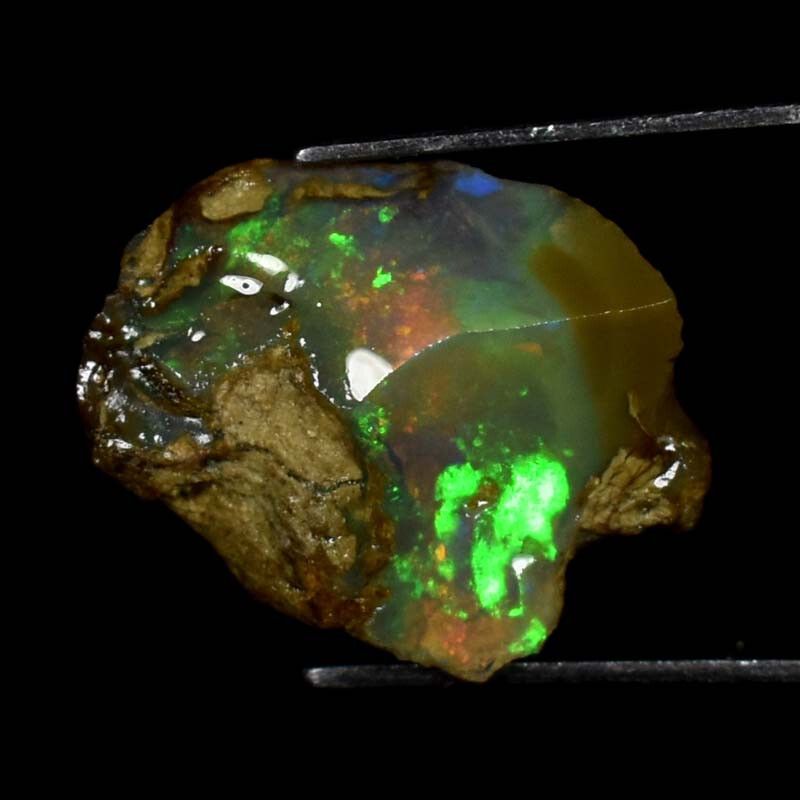 Ethiopian Fire Opal Rough 100% Natural Jumbo Fire Loose Gemstones 08.40Cts.