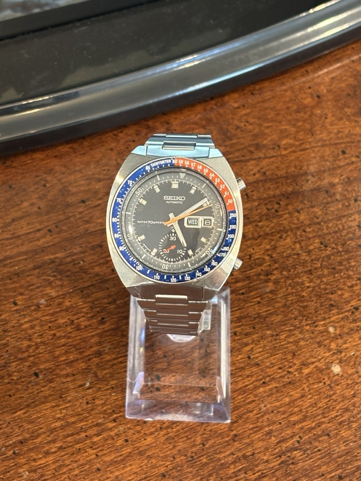 Seiko 6139-6005 “Cevert” Automatic Chronograph Watch Original 1972