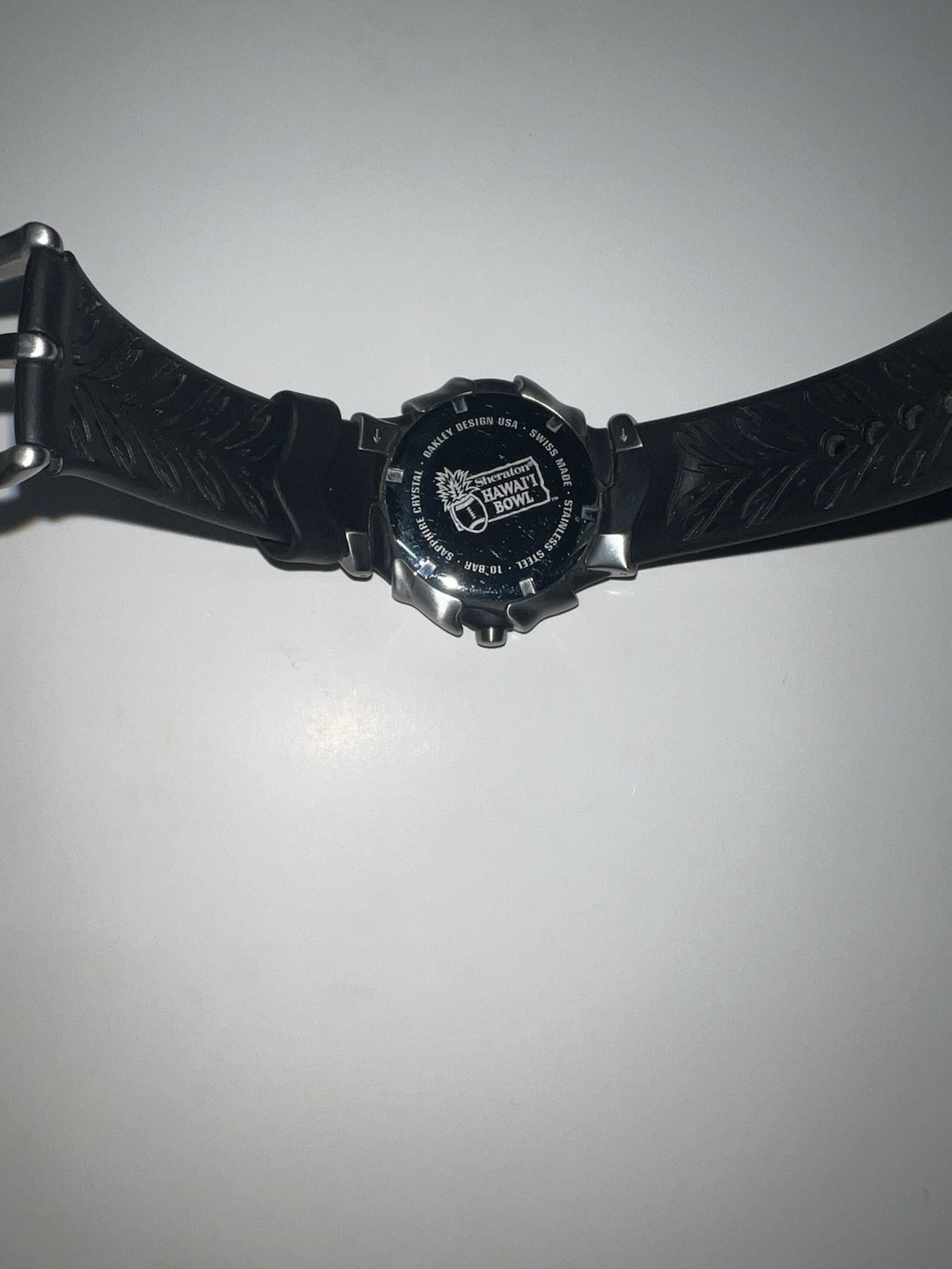 Oakley 2007 Hawaii Bowl Eastern North Carolina Sapphire Crystal Stainless Watch