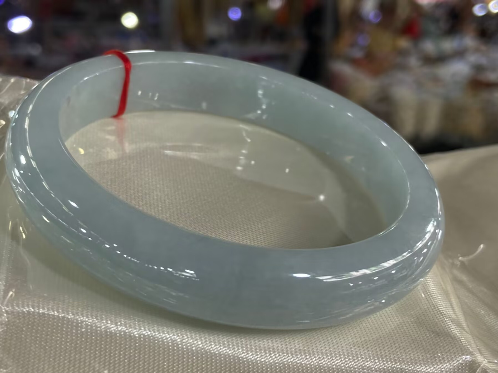 Certified Nature Grade A Emerald green Burmese Jade jadeite bangle 56mm