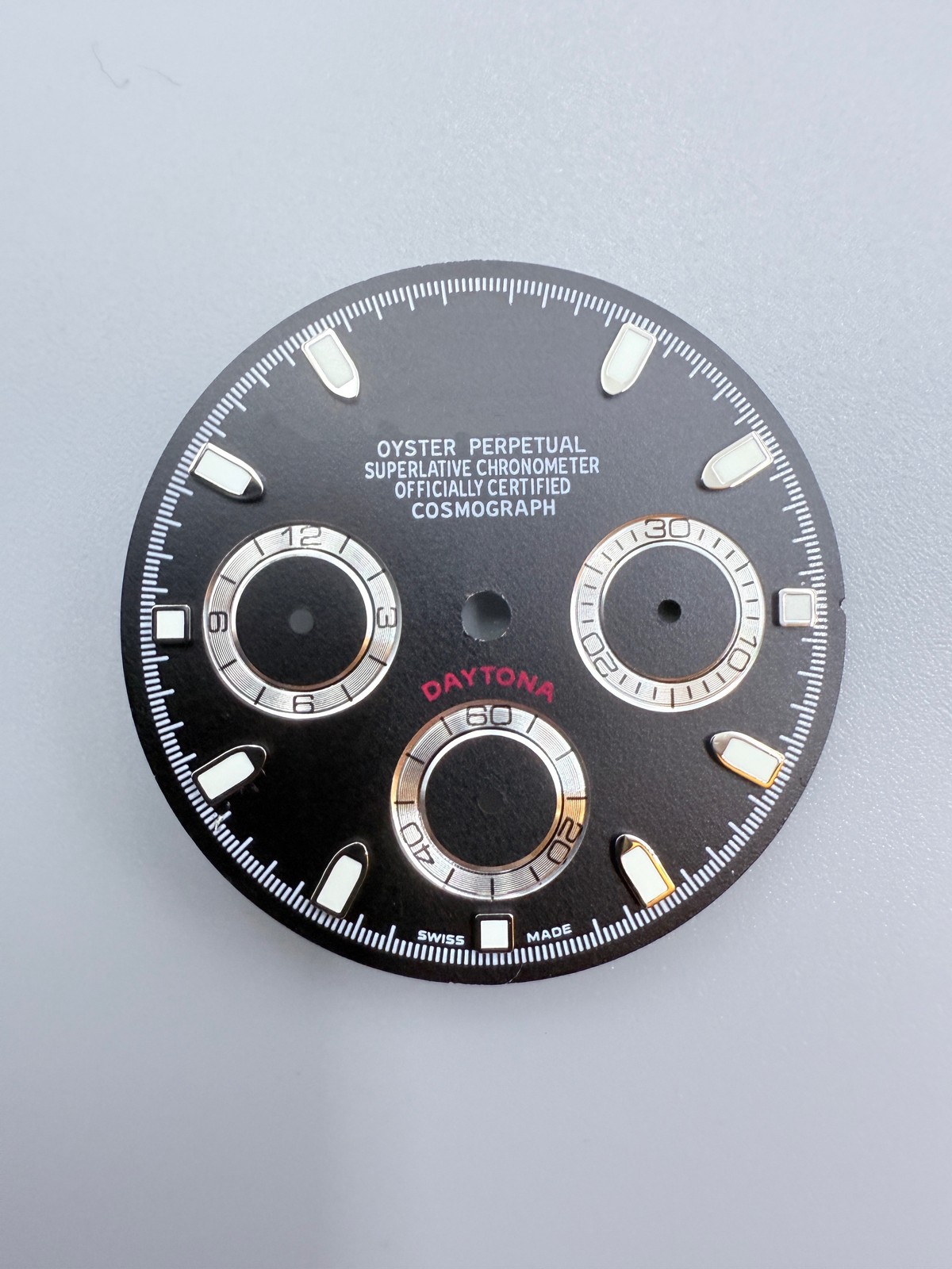 29.5mm Multi-functional Watch Dial Green Luminous For VK63 Movement Watch Parts