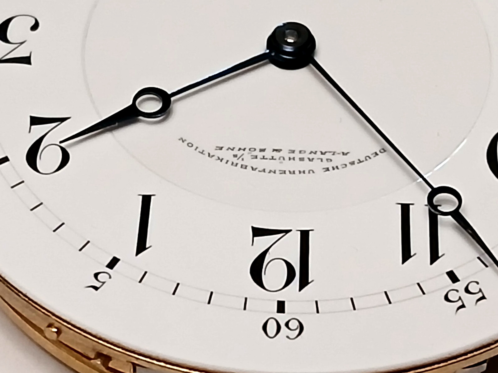 Stunning! “Rare” A Lange & Sohne 44mm DS Dial pocket watch movement. Runs!
