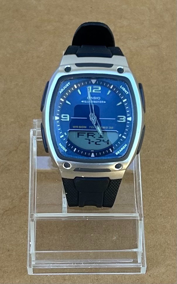 New Casio AW81 Men Ana-Digi Watch World Time 30 Data bank
