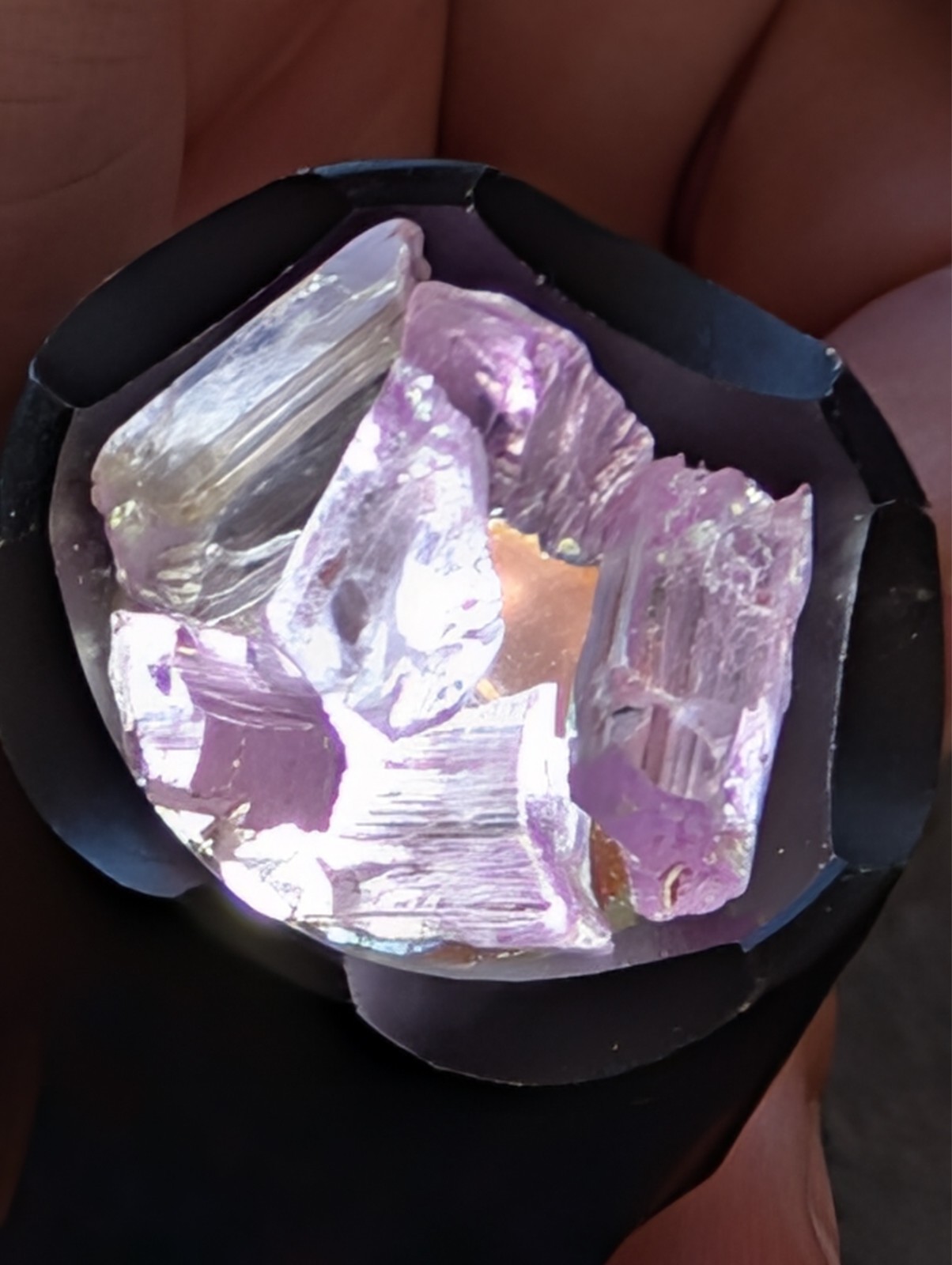 USA Seller 29.14 IF flawless top color pink Natural Kunzite facet rough gemstone