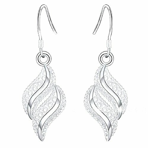Earrings Leaf Shaped silver fashion earrings free UK delivery (UK seller)