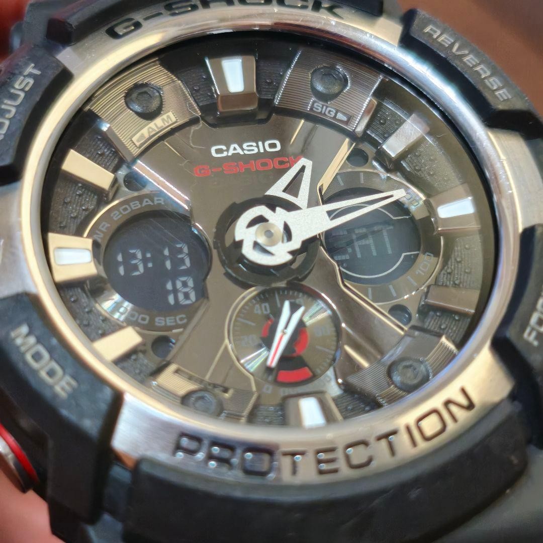 Casio G-SHOCK GA-200-1AJF Black Watch Battery Replaced