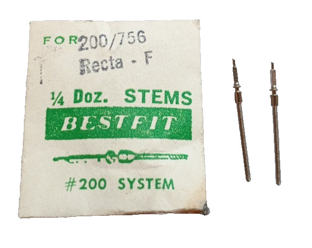 Recta F FA E EA FB-FC Winding Stem watch part #4200/756 (2-pack)