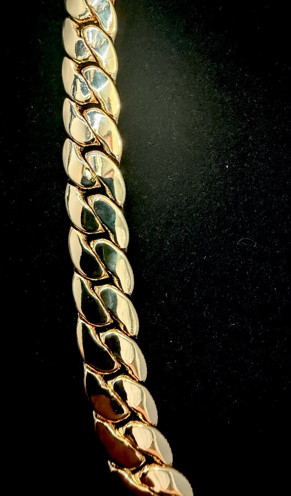 Miami Cuban 20in 11MM 14K Stamped Gold Necklace w/Box Lock. BRAND NEW.