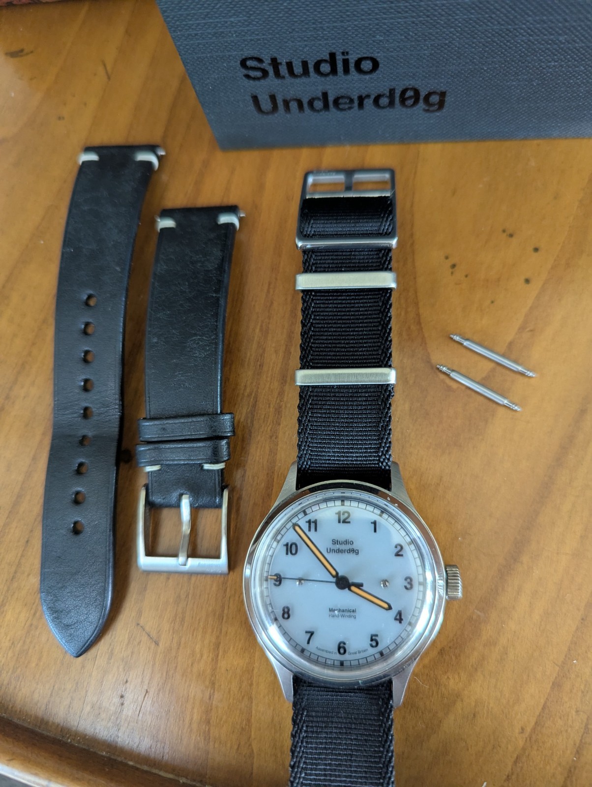 Studio Underd0g 02SERIES Steffany Blue Field Watch 37mm Sellita SW210-1 Mint Box