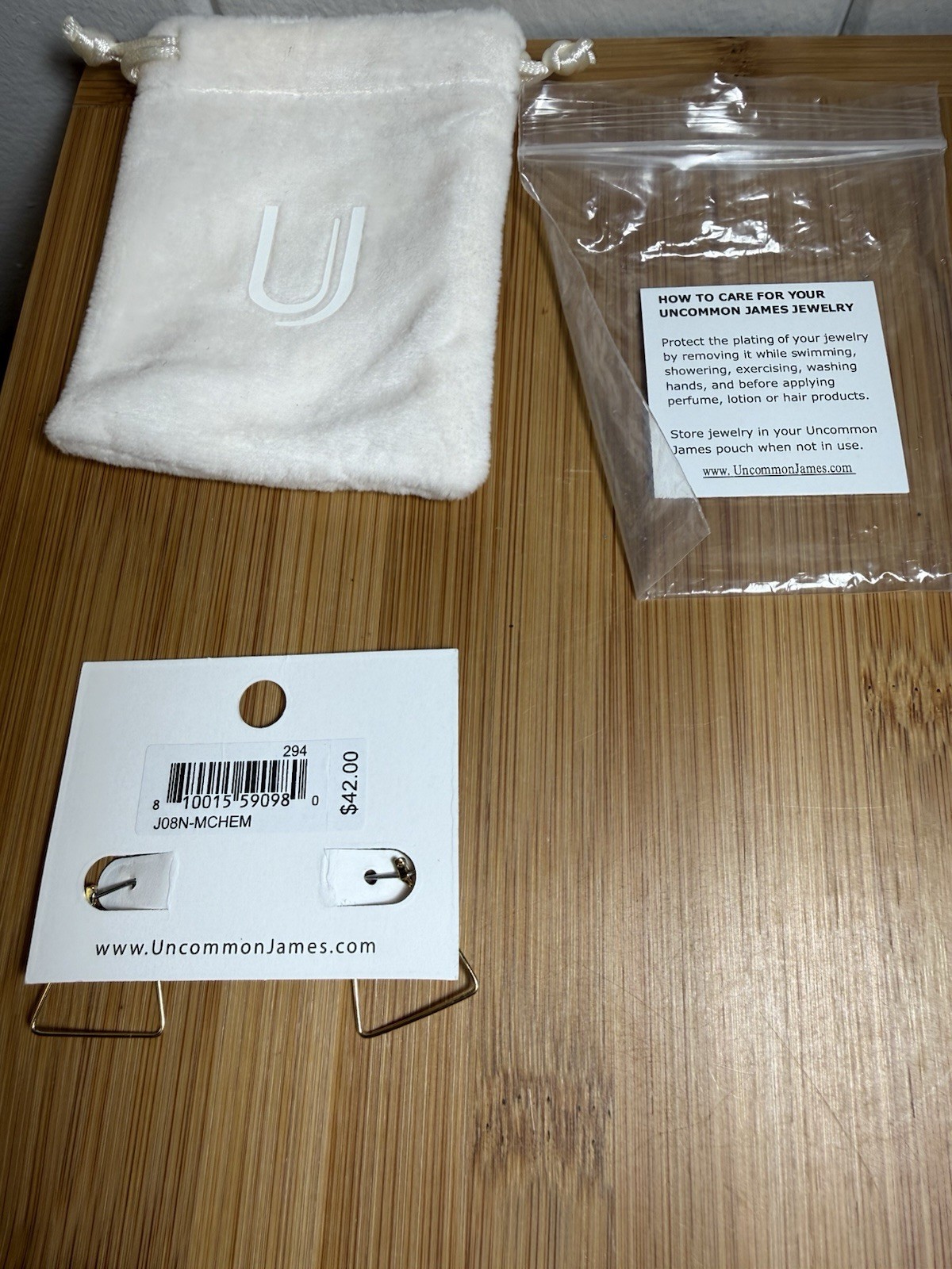 New Uncommon James Earrings Rectangle Hoops