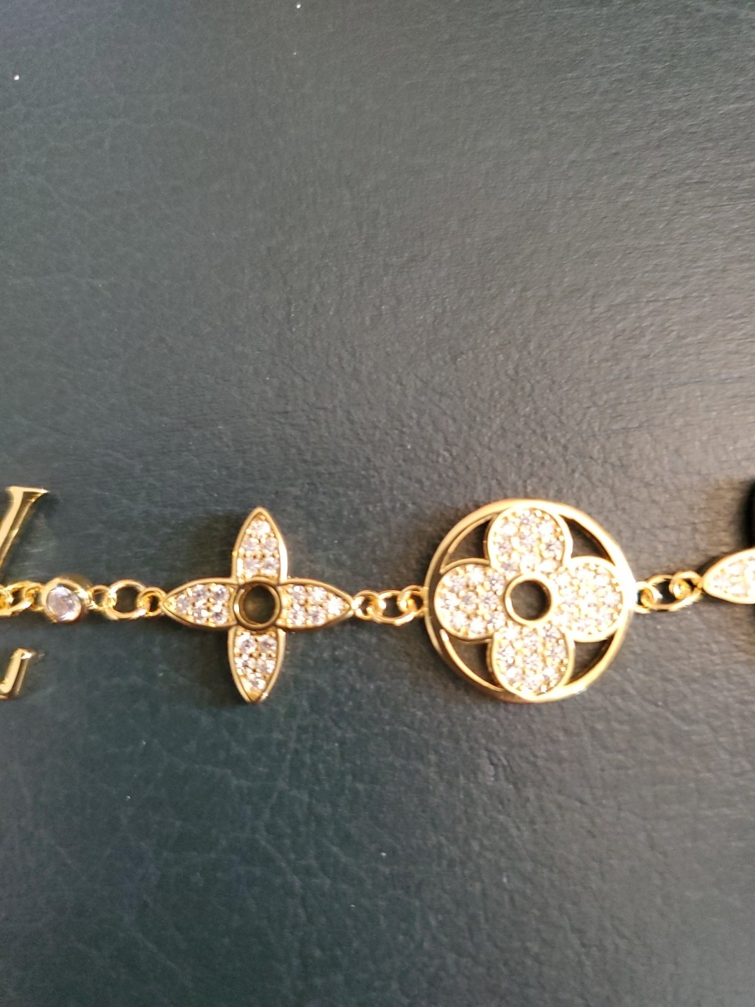 LOUIS VUITTON Bracelet Monogram Colorful Charm Goregeous
