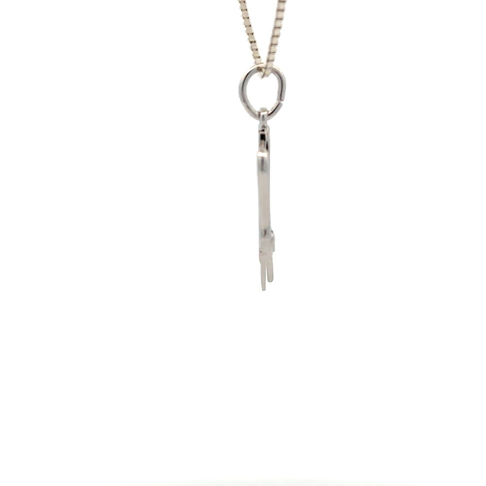 Sterling Silver Pruning Shears Charm ( 7mm x 19mm)
