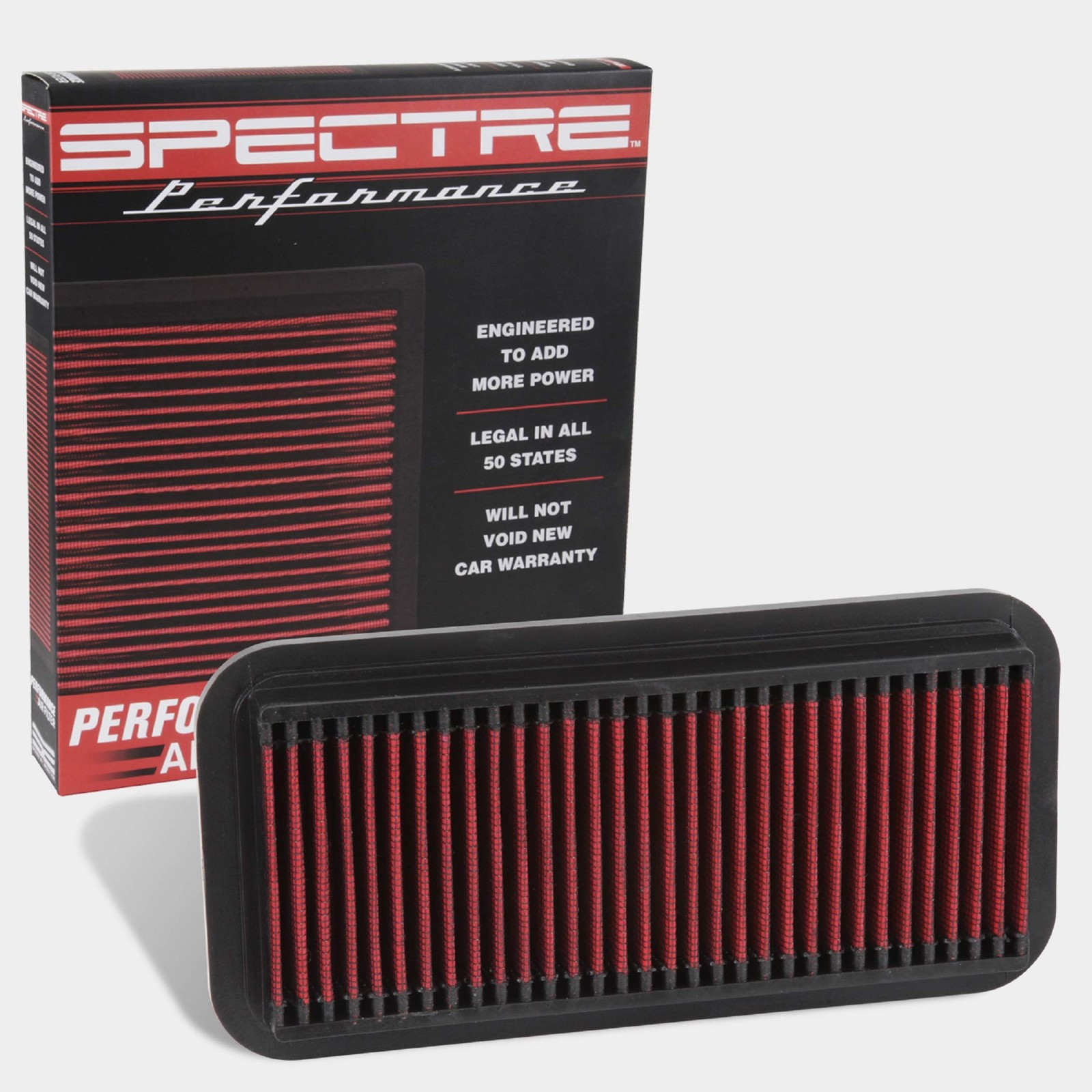 Spectre Performance Universal ClampOn Air Filter Washable Filter Round Tapere…