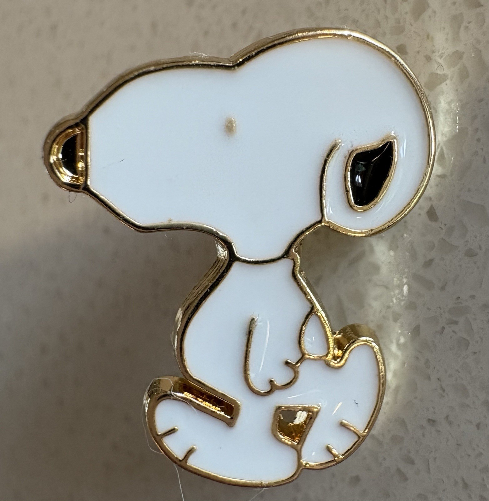 (Set Of 8) Snoopy Peanuts Brooch With Butterfly Clutch Metal Pin Back