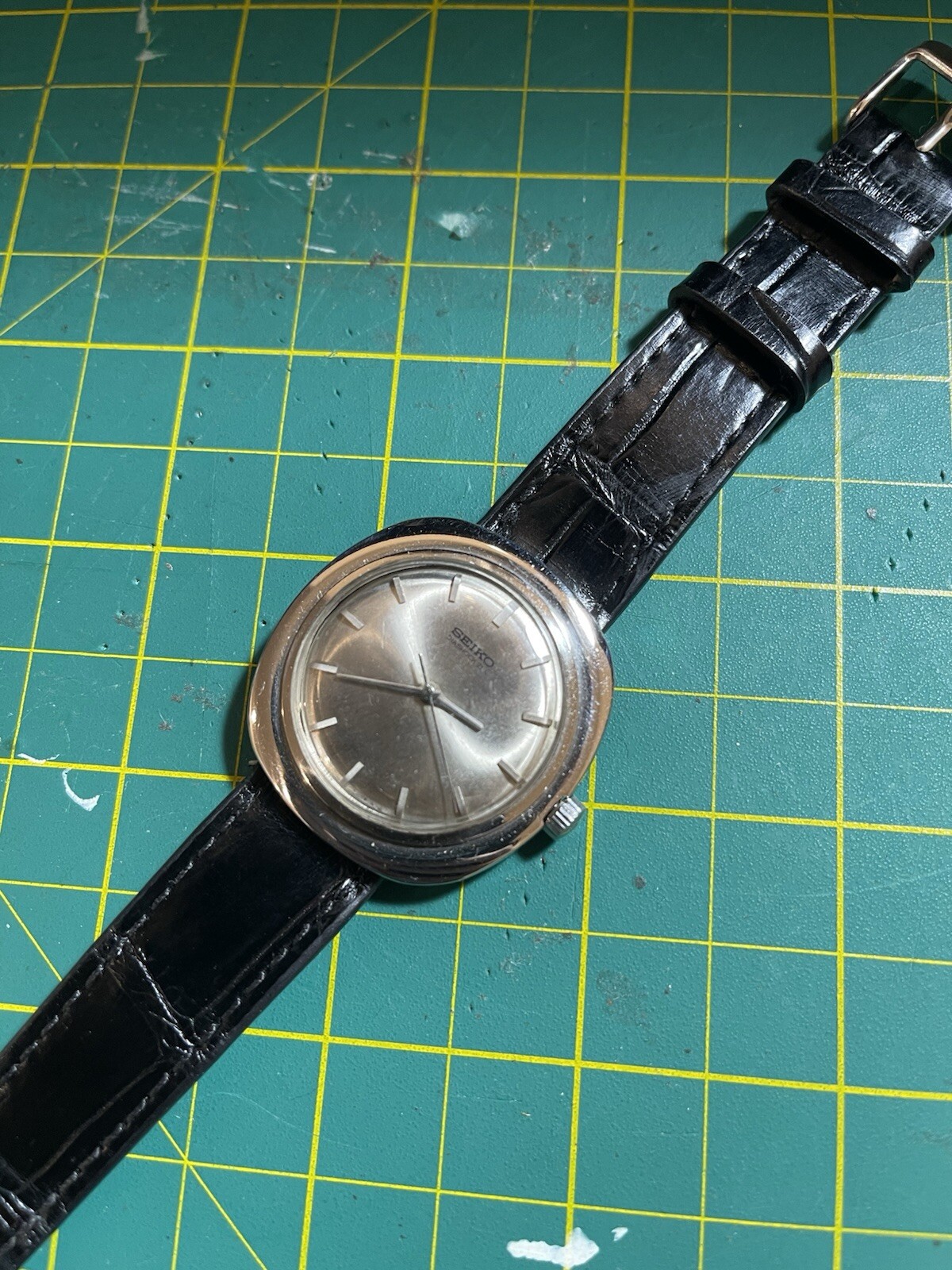 Extremely Rare Vintage Palladium Plated Seiko 6660-7030 Overhauled/Repaired