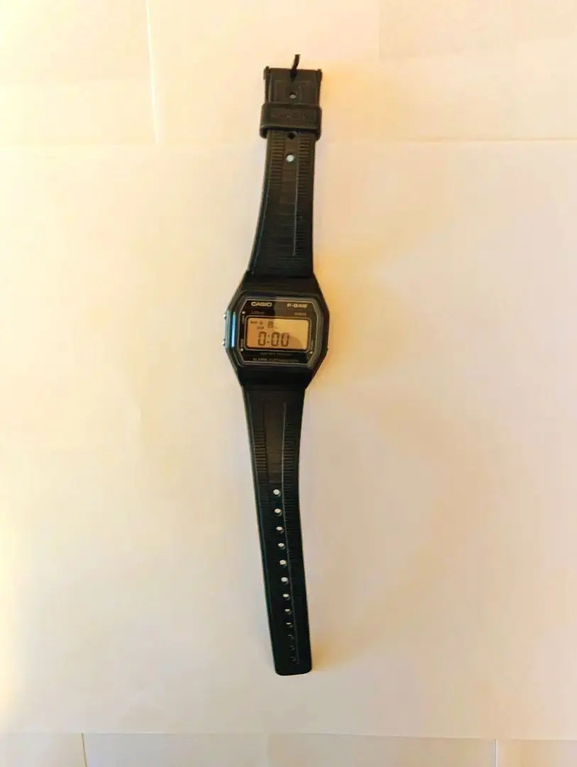 Casio F-84W-1QJH Black Light Men’s Standard Digital Wristwatch JAPAN FS