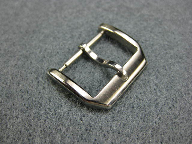 NEW IWC 16mm Swiss Stainless Tongue Buckle Tang Top Gun Pilot Leather Strap Band
