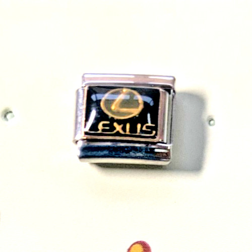 LEXUS of the ORIGINAL “NEW CAR LINE” ITALIA Collection CHARM, FitS 9mm bracelet
