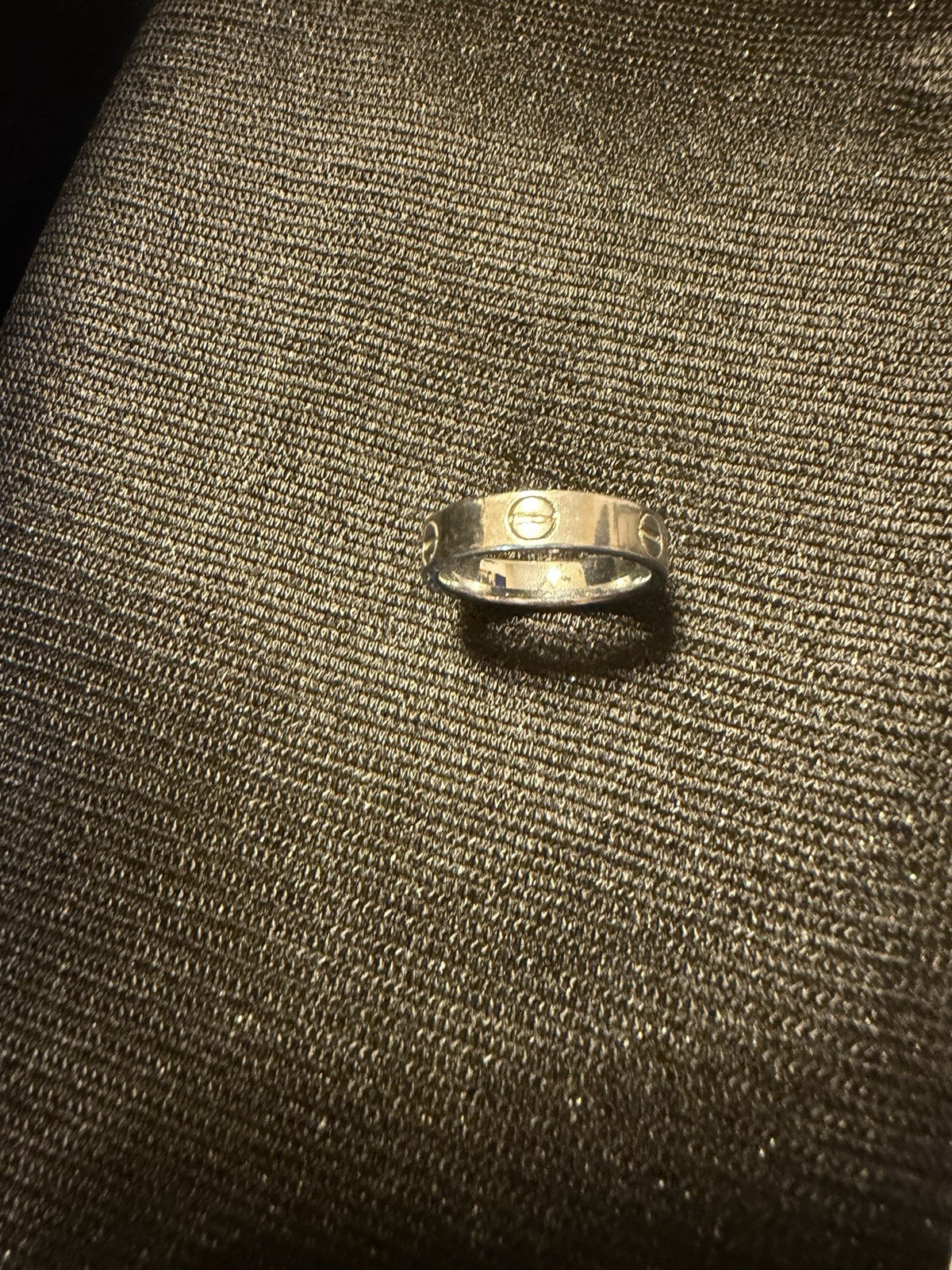 Cartier Love Ring 18K White Gold Size 7