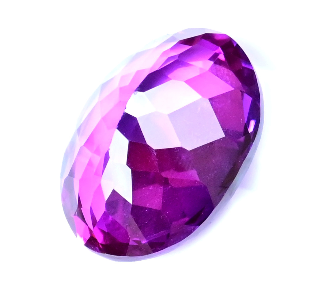 26.30 Ct Natural Flawless Boysenberry Sapphire Oval Certified Loose Gemstone