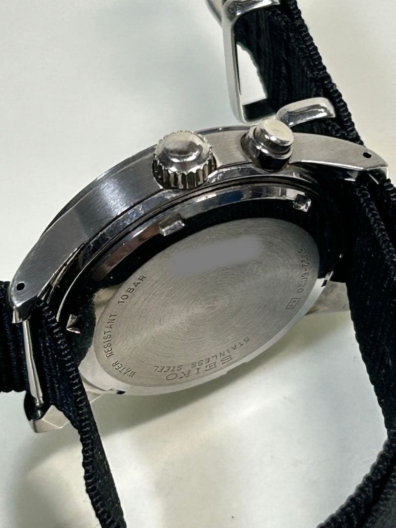 Seiko Sus Kinetic 5M22-6C20 Men’s Watch Analog Stainless Steel Round Used
