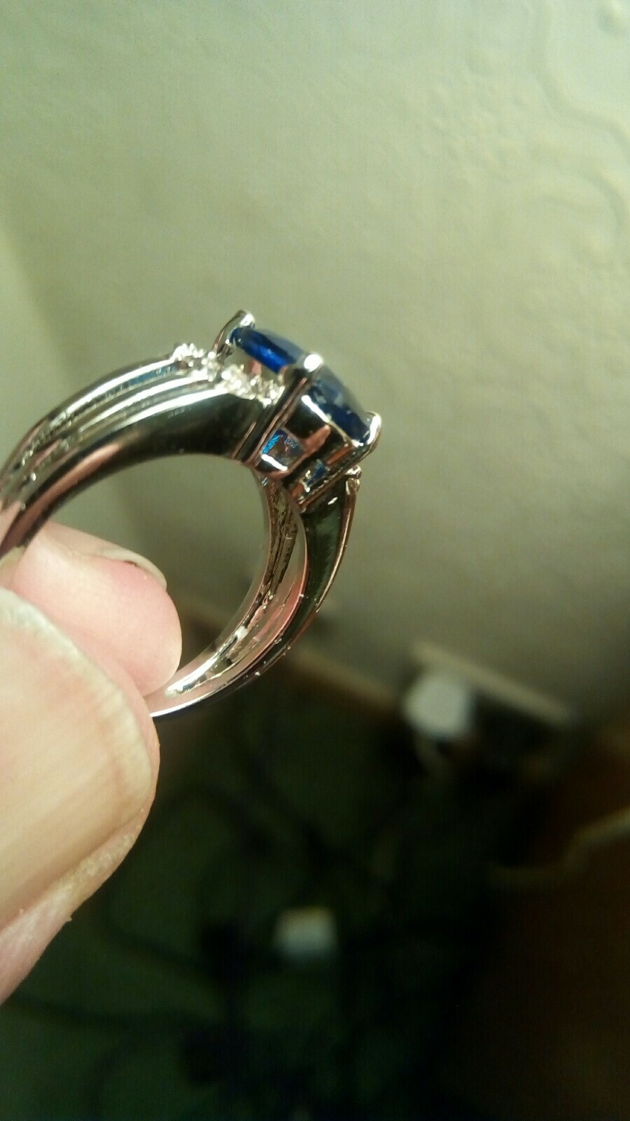 Ladies Silver Jewel Ring