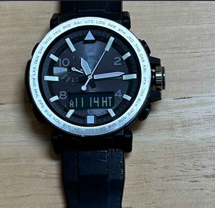 Casio Pro Trek PRG-650-1 Digital Solar Outdoor Watch Orig. Price $385