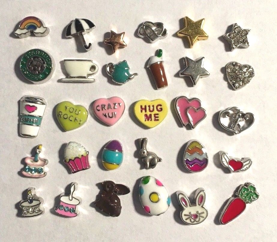 Floating Charms to fit Origami Owl #10 Buy 4 Get 1 Free (EMAIL FOR FREE CHARM)