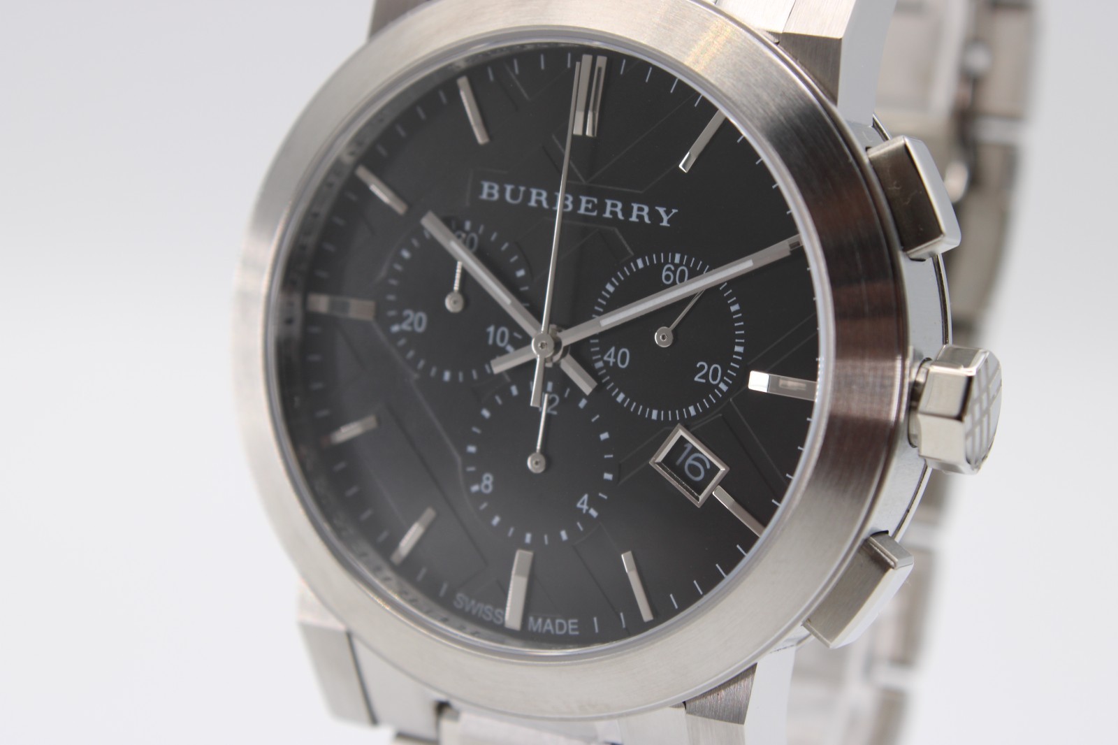 BURBERRY The City BU9351 Stainless Steel Black Dial Men’s Watch 42mm