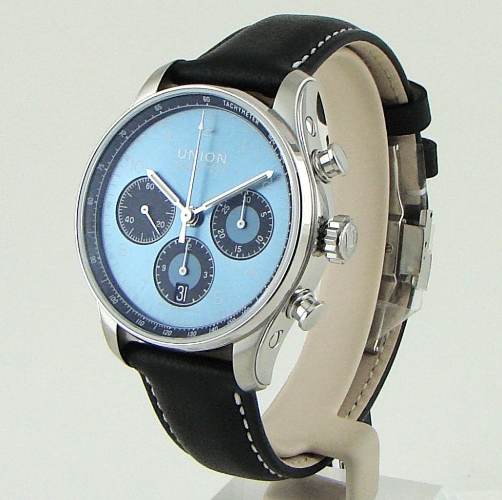 Union Glashutte Belisar Chronograph Blue Dial 40mm D009.227.16.042.00 Warranty