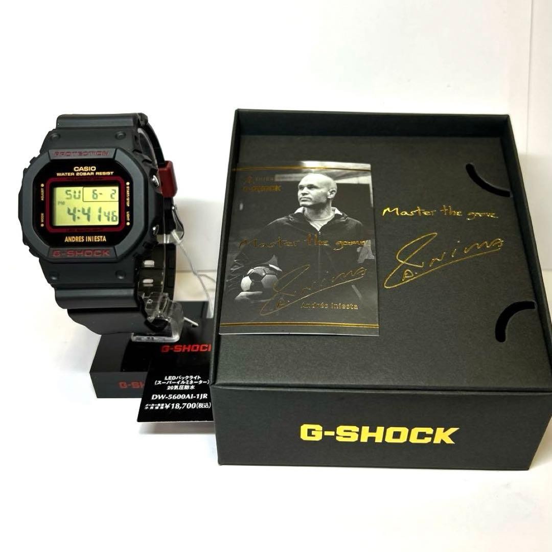 Casio G-Shock DW-5600AI-1JR Unused Andres Iniesta Digital Quartz Men’s Watch