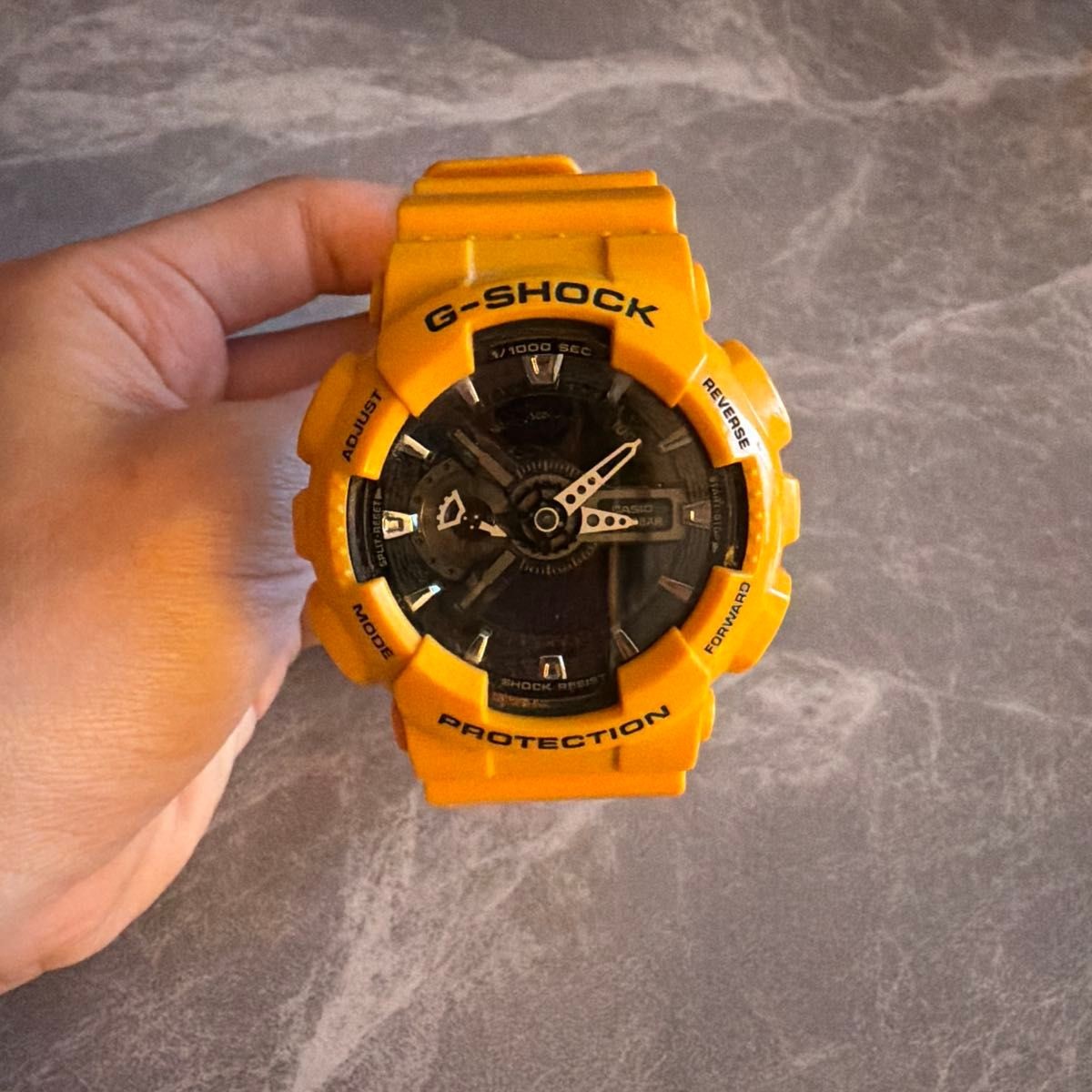 CASIO G SHOCK GA 110CM 9A Yellow Watch