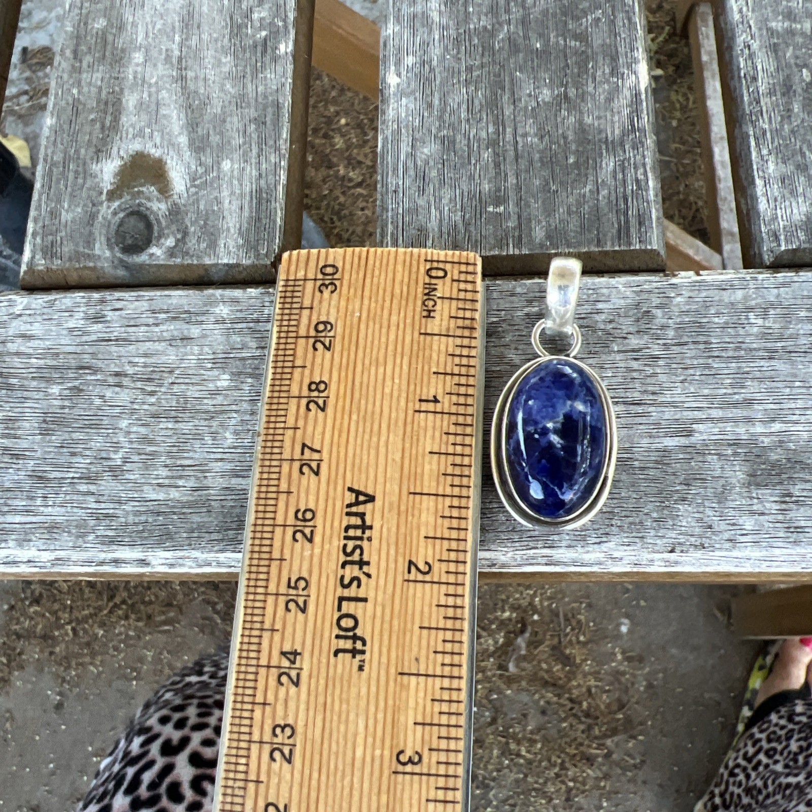 Oak 7 Sterling Silver Sodalite Pendant