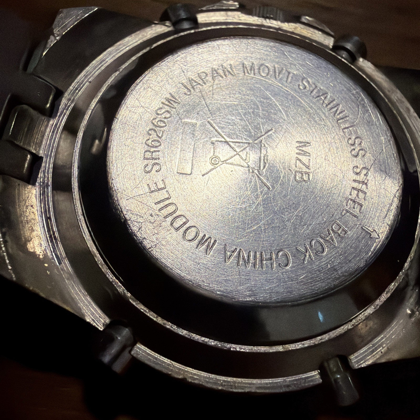 Men’s Stainless Elgin Digital & Analog Watch Needs New Battery Black And Sliver