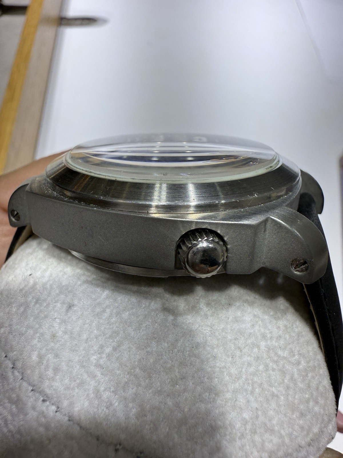 ANONIMO Opera Meccana D-Date Black Dial Black Leather Mod 2006 500m 0272