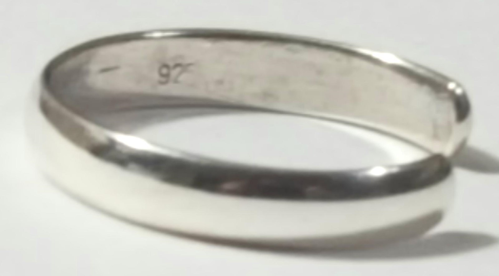 Plain Band Toe Ring Adjustable 925 Sterling Silver 4mm