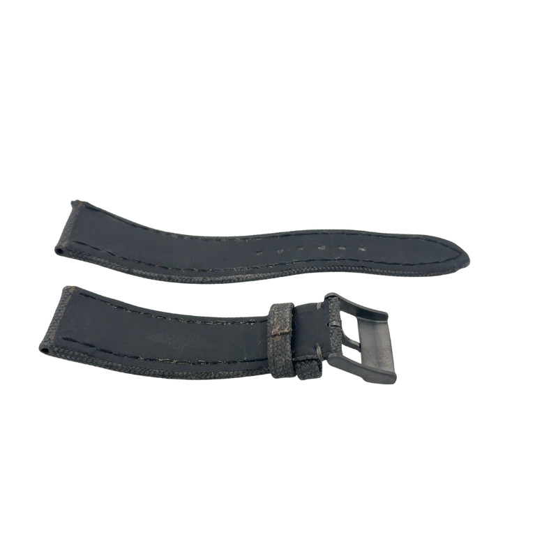 Breitling Anthracite Canvas Watch Band in Grey 24MM