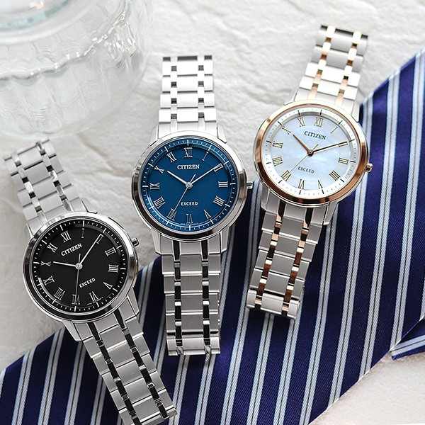Citizen Exceed Eco Drive Year Difference 10 seconds Titanium Slim Solar AR4000 6