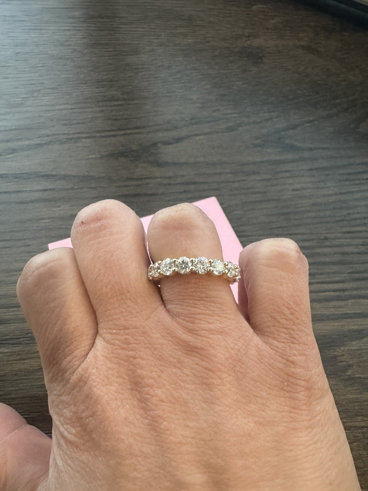 BCT Diamond Lab Grown Eternity Band Ring