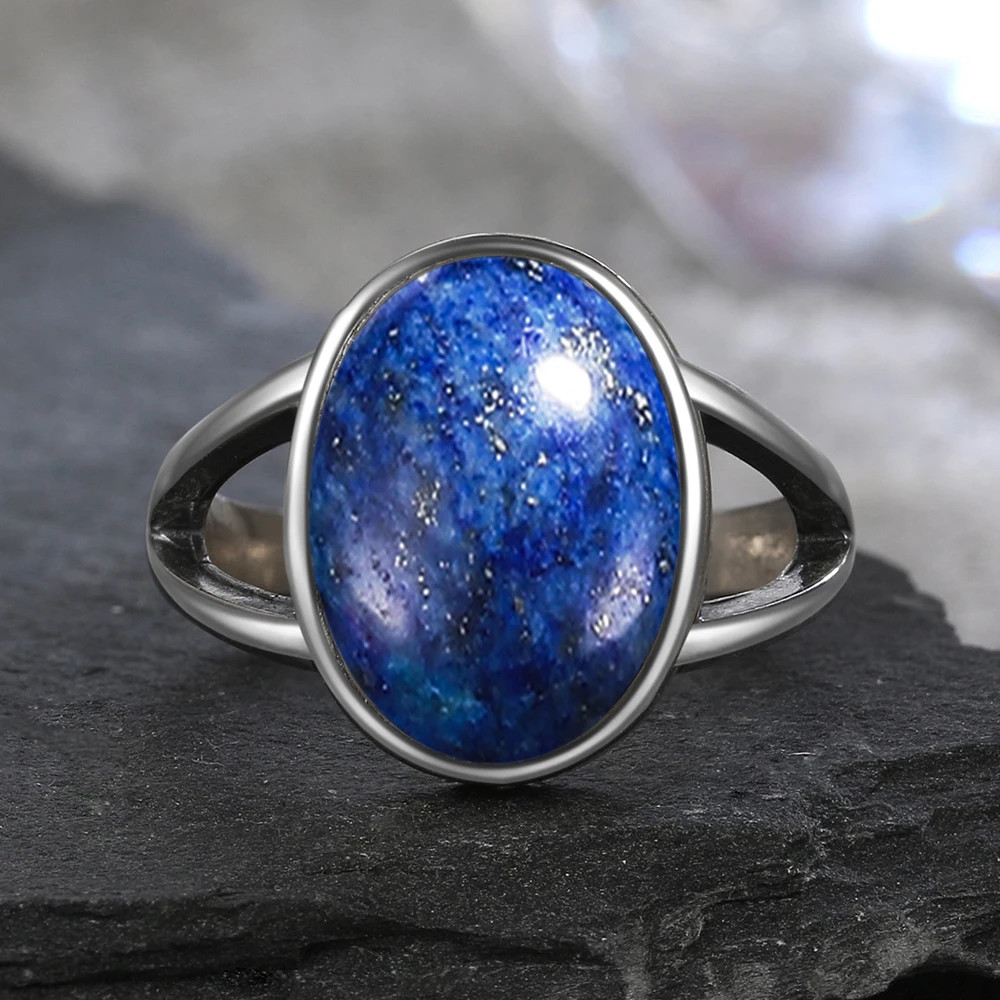 Moonstone Ring Sterling Silver Oval Tension Mount Vintage Wedding Women Jewelry