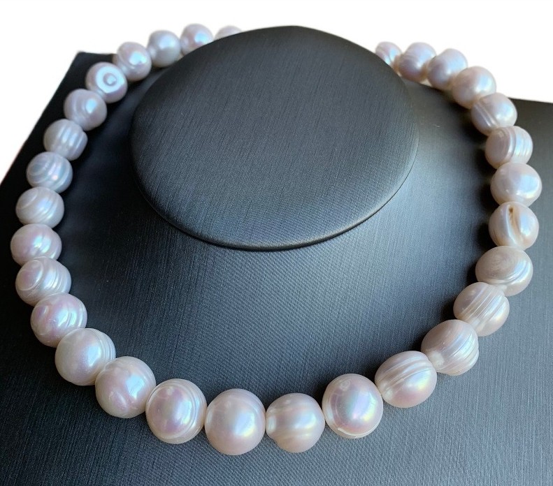 17-24″L GENUINE NATURAL GOLDEN 10-11MM SOUTH SEA PEARL NECKLACE 925s