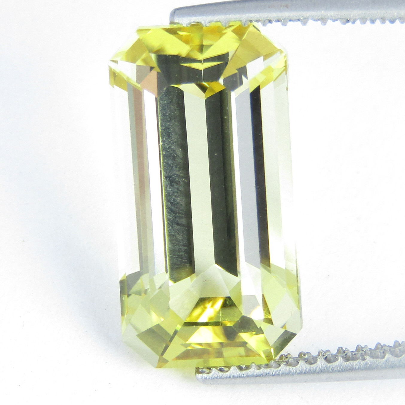 6.45Cts Glorious Natural Unheated Yellow Scapolite Emerald Shape Gemstone