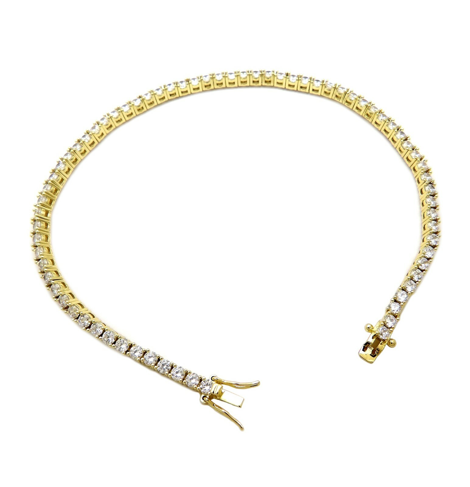 Women’s Cubic Zirconia 3mm,4mm 10,11,12″Tennis Chain Anklet Ankle Bracelet RAK77