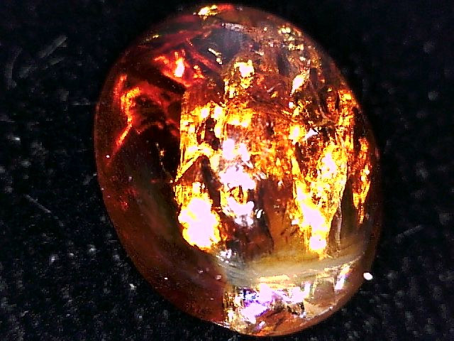 Amber Cabochon Excellent Quality (7.21mm x 10.13mm) 3.40ct